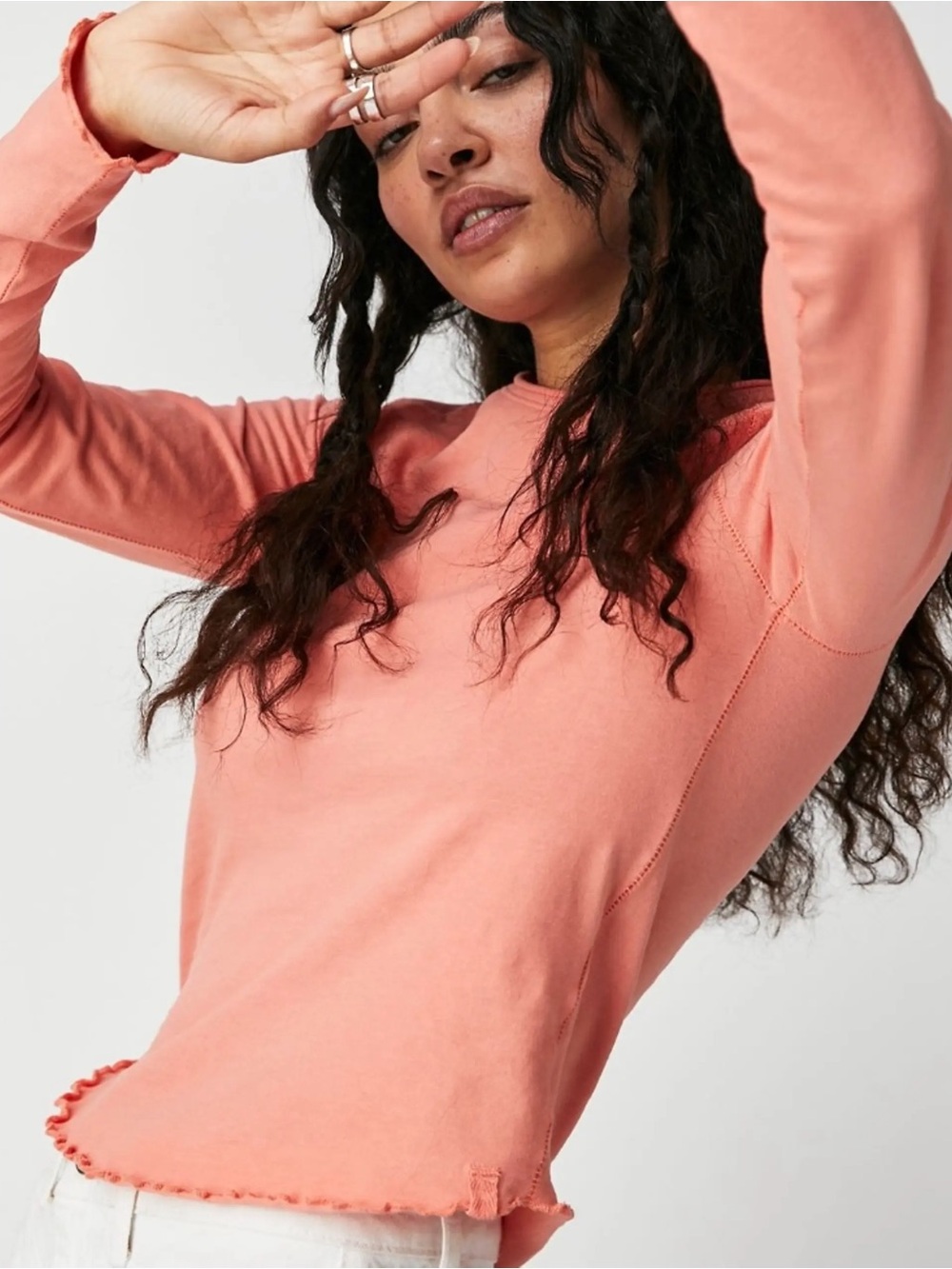 Free People Be My Baby Longsleeve Tee